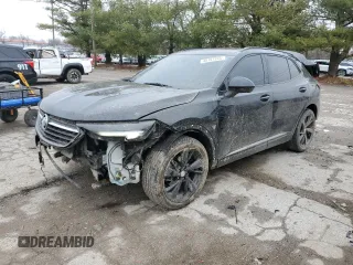 2021 Buick Envision Essence with VIN LRBFZNR42MD086055, listed as a Copart auction lot 45157245 with 101,369 mi miles and Salvage Title. Bid and sale history available at carsss.com. Image 1.