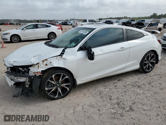 2019 Honda Civic Si with VIN 2HGFC3A51KH750102, listed as a Copart auction lot 52015295 with 65,824 mi miles and Salvage Title. Bid and sale history available at DreamBid. Image 1.