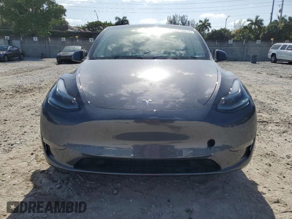 2022 Tesla Model Y Performance with VIN 7SAYGDEF9NF513648, listed as a Copart auction lot 55156475 with 29,280 mi miles and Non Repairable. Bid and sale history available at DreamBid. Image 5.