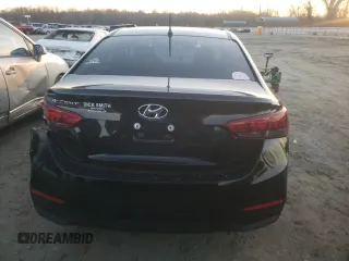 2022 Hyundai Accent SE with VIN 3KPC24A63NE163533, listed as a Copart auction lot 88857805 with 0 mi miles and Salvage Title. Bid and sale history available at carsss.com. Image 6.