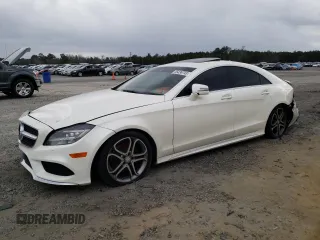 2015 Mercedes-Benz CLS-Class CLS 400 with VIN WDDLJ6FB3FA155009, listed as a Copart auction lot 36436743 with 75,723 mi miles. Bid and sale history available at carsss.com. Image 1.