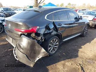 2019 BMW X4 xDrive30i with VIN 5UXUJ3C51KLG52460, listed as a IAAI auction lot 41906197 with 174,938 mi miles and . Bid and sale history available at DreamBid. Image 4.