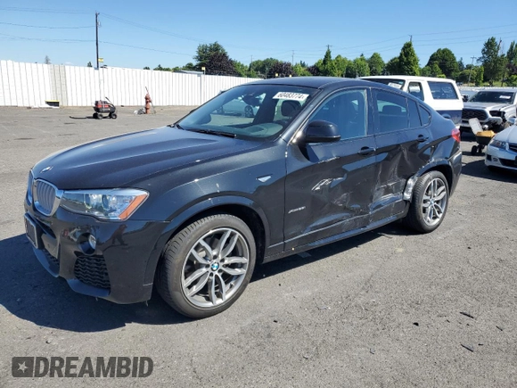 2018 BMW X4 xDrive28i with VIN 5UXXW3C55J0Y66136, listed as a Copart auction lot 60483774 with 26,005 mi miles and Salvage Title. Bid and sale history available at carsss.com. Image 1.