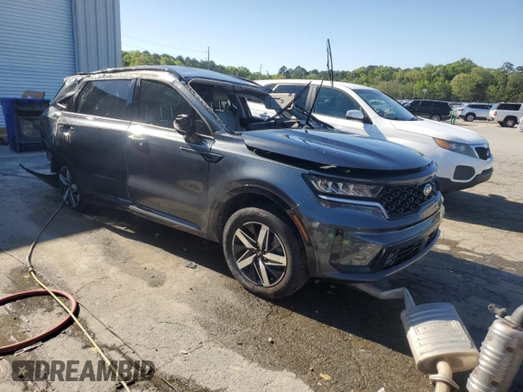 2021 Kia Sorento EX z VIN 5XYRH4LF8MG032850, wystawiony jako Copart lot #48864164 z przebiegiem 35 580 mil mil oraz Nie do naprawy • Non repairable. Historia ofert i sprzedaży dostępna na DreamBid. Obrazek 4.