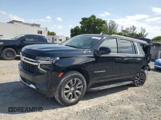 2024 Chevrolet Suburban z VIN 1GNSCBKT1RR373664, wystawiony jako Copart lot #52487605 z przebiegiem 16 214 mil mil oraz Szkoda całkowita • Salvage title. Historia ofert i sprzedaży dostępna na DreamBid. Obrazek 1.