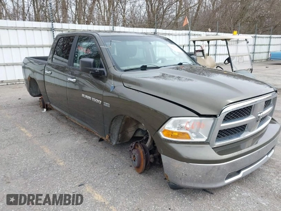 2012 Ram 1500 Big Horn with VIN 1C6RD7LT2CS172976, listed as a IAAI auction lot 41946690 with 1 mi miles. Bid and sale history available at carsss.com. Image 1.