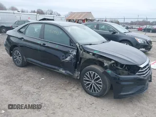 2019 Volkswagen Jetta SEL z VIN 3VWE57BU1KM245385, wystawiony jako IAAI lot #41910943 z przebiegiem 73 572 mil mil oraz . Historia ofert i sprzedaży dostępna na DreamBid. Obrazek 1.