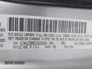2012 Jeep Compass Sport with VIN 1C4NJCBA5CD622424, listed as a IAAI auction lot 42211700 with 120,945 mi miles and . Bid and sale history available at carsss.com. Image 9.