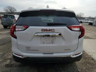 2022 GMC Terrain SLT with VIN 3GKALVEV6NL111177, listed as a Copart auction lot 54156145 with 34,484 mi miles and Salvage title. Bid and sale history available at DreamBid. Image 6.