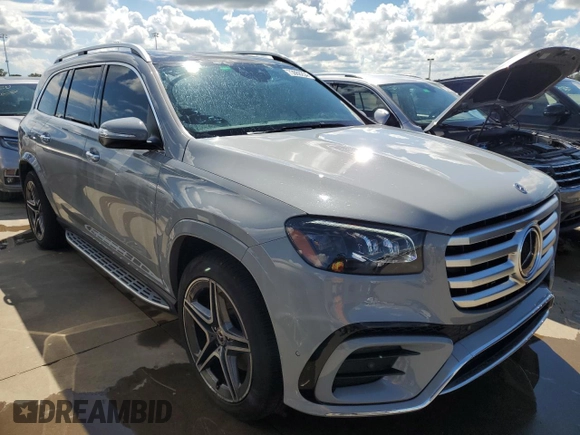 2024 Mercedes-Benz GLS 450 with VIN 4JGFF5KE0RB055351, listed as a Copart auction lot 73888254 with 11,957 mi miles and Non Repairable. Bid and sale history available at DreamBid. Image 4.