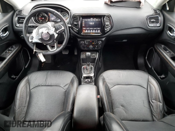 2021 Jeep Compass Limited with VIN 3C4NJCCB8MT573416, listed as a Copart auction lot 45882555 with 77,491 mi miles and Clean title. Bid and sale history available at DreamBid. Image 8.