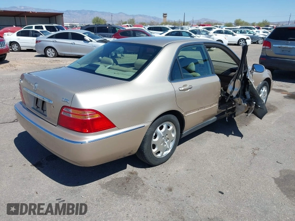 2000 Acura RL with VIN JH4KA9656YC001269, listed as a IAAI auction lot 41831469 with 158,504 mi miles. Bid and sale history available at carsss.com. Image 4.