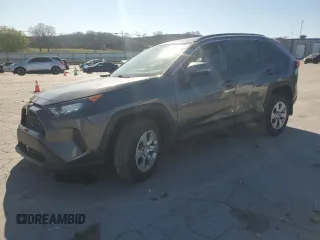 2020 Toyota RAV4 LE with VIN 2T3K1RFV1LC081587, listed as a Copart auction lot 50637205 with 45,469 mi miles and Salvage Title. Bid and sale history available at carsss.com. Image 1.