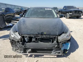2016 Infiniti Q50 Red Sport 400 with VIN JN1FV7AR9GM451550, listed as a Copart auction lot 48861705 with 76,572 mi miles and Salvage Title. Bid and sale history available at DreamBid. Image 5.