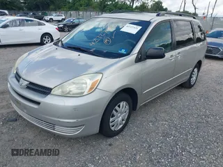 2005 Toyota Sienna CE with VIN 5TDZA23C05S272543, listed as a IAAI auction lot 42727321 with 201,156 mi miles and . Bid and sale history available at DreamBid. Image 2.