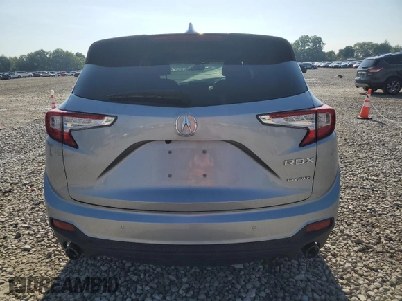 2020 Acura RDX Technology with VIN 5J8TC2H59LL037231, listed as a Copart auction lot 64124865 with Not provided miles and Salvage title. Bid and sale history available at DreamBid. Image 6.