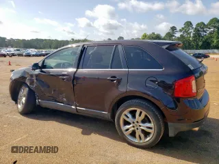 2013 Ford Edge Limited with VIN 2FMDK3KC1DBE37574, listed as a Copart auction lot 62334995 with 135,553 mi miles and Salvage title. Bid and sale history available at DreamBid. Image 2.