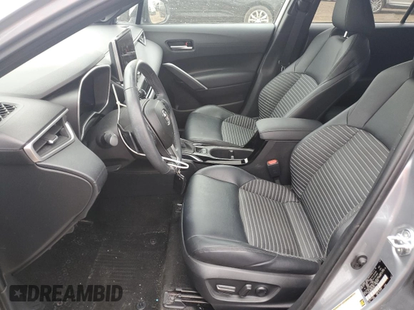 2023 Toyota Corolla Cross Hybrid S with VIN 7MUFBABG7PV004161, listed as a Copart auction lot 53845285 with 21,095 mi miles and Salvage title. Bid and sale history available at DreamBid. Image 7.