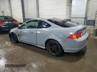 2003 Acura RSX with VIN JH4DC53803C005885, listed as a Copart auction lot 44581375 with 194,979 mi miles and Salvage Title. Bid and sale history available at carsss.com. Image 2.