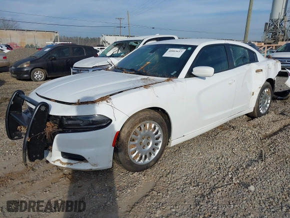 2018 Dodge Charger Police with VIN 2C3CDXKT0JH249174, listed as a IAAI auction lot 40803657 with Not Provided miles and . Bid and sale history available at carsss.com. Image 2.