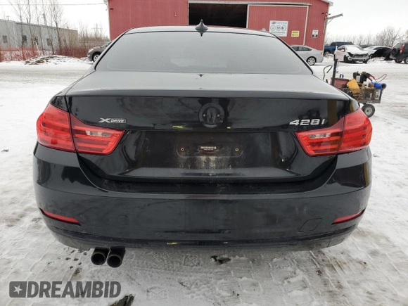 2014 BMW 4 Series 428i xDrive with VIN WBA3N5C52EF717276, listed as a Copart auction lot 43436715 with 200,942 mi miles and Salvage Title. Bid and sale history available at DreamBid. Image 6.