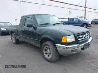2001 Ford Ranger XLT Appearance with VIN 1FTYR14E81PA62212, listed as a IAAI auction lot 42011801 with 183,002 mi miles. Bid and sale history available at carsss.com. Image 1.
