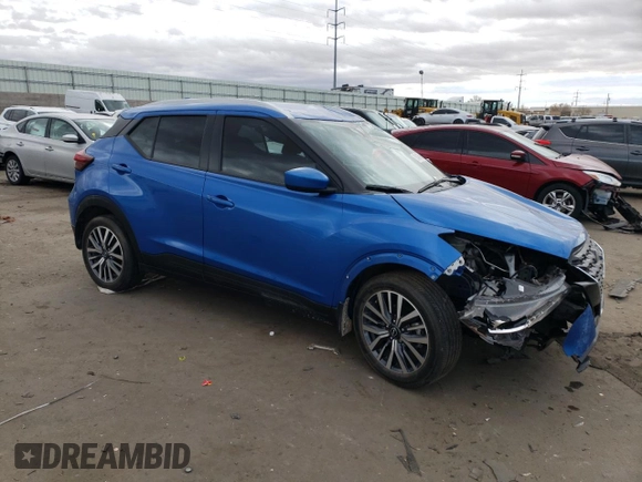 2023 Nissan Kicks SV with VIN 3N1CP5CV8PL523330, listed as a Copart auction lot 82406904 with 40,624 mi miles and Clean Title. Bid and sale history available at DreamBid. Image 4.