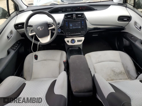 2017 Toyota Prius Two z VIN JTDKBRFU9H3566248, wystawiony jako Copart lot #56851065 z przebiegiem 66 409 mil mil oraz Szkoda całkowita • Salvage title. Historia ofert i sprzedaży dostępna na DreamBid. Obrazek 8.