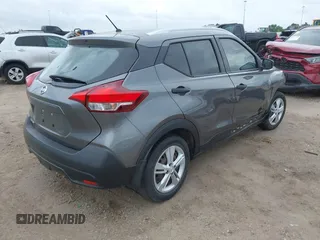 2018 Nissan Kicks S with VIN 3N1CP5CU6JL541386, listed as a IAAI auction lot 42147648 with 95,676 mi miles and . Bid and sale history available at DreamBid. Image 4.
