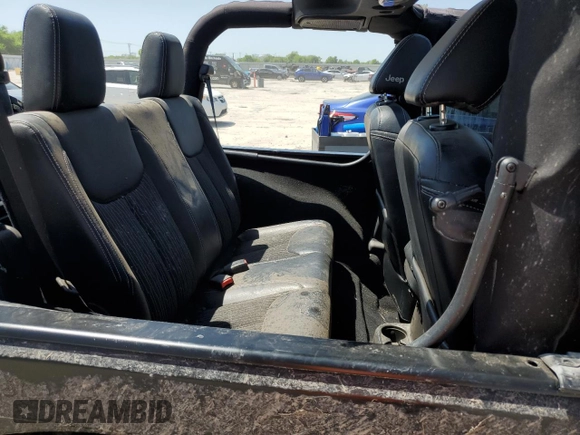 2015 Jeep Wrangler Sport with VIN 1C4GJWAG8FL563198, listed as a Copart auction lot 52867385 with 47,854 mi miles and Salvage title. Bid and sale history available at DreamBid. Image 10.