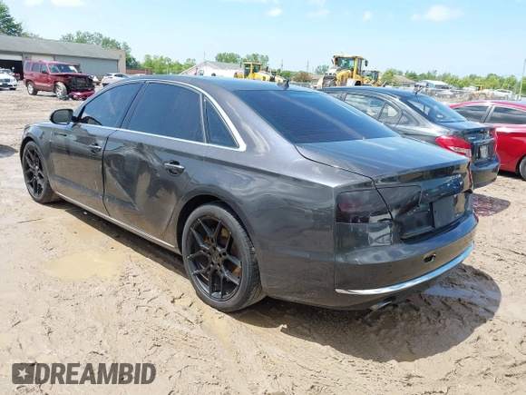 2011 Audi A8 с VIN WAURVAFDXBN020316, выставлен на аукционе IAAI как лот 42297622 с пробегом 156 881 миль миль и . История ставок и продаж доступна на DreamBid. Изображение 3.