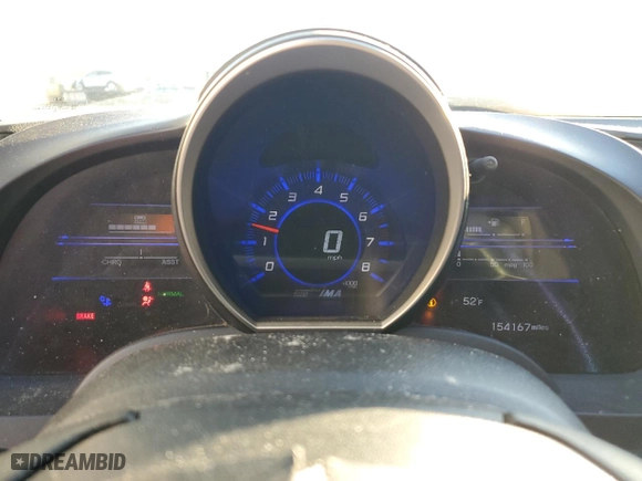 2011 Honda CR-Z with VIN JHMZF1C47BS015367, listed as a Copart auction lot 83453534 with 154,167 mi miles and Salvage Title. Bid and sale history available at carsss.com. Image 9.