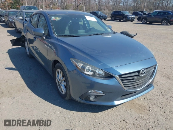2015 Mazda 3 i Touring with VIN JM1BM1L75F1269755, listed as a IAAI auction lot 41634437 with 86,695 mi miles and . Bid and sale history available at carsss.com. Image 1.