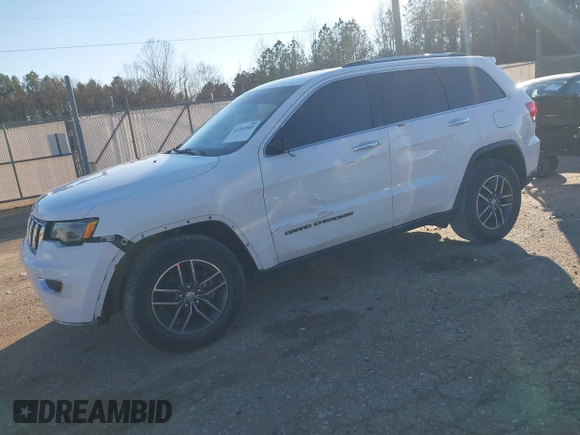 2017 Jeep Grand Cherokee Limited with VIN 1C4RJEBG8HC887899, listed as a IAAI auction lot 41242803 with 96,574 mi miles and . Bid and sale history available at DreamBid. Image 19.