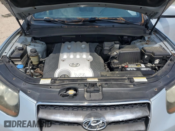 2007 Hyundai Santa Fe GLS with VIN 5NMSG73D37H058349, listed as a Copart auction lot 63931415 with 201,843 mi miles and Clean title. Bid and sale history available at DreamBid. Image 12.