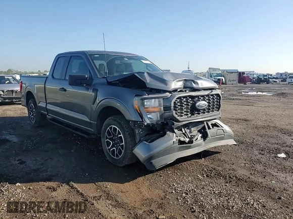 2023 Ford F-150 XL with VIN 1FTEX1CP5PKD56751, listed as a Copart auction lot 50373925 with 68,246 mi miles and Salvage title. Bid and sale history available at DreamBid. Image 10.