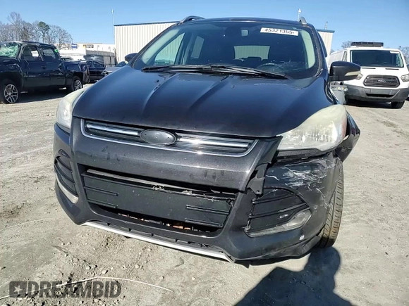 2014 Ford Escape Titanium with VIN 1FMCU9J9XEUC86597, listed as a Copart auction lot 45321355 with 142,278 mi miles and Salvage Title. Bid and sale history available at carsss.com. Image 12.
