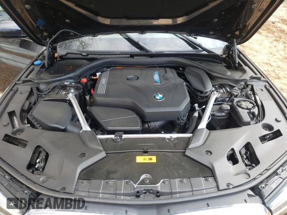 2023 BMW 5 Series 530e with VIN WBA13AG05PCM94563, listed as a Copart auction lot 87515145 with Not provided miles and Salvage title. Bid and sale history available at DreamBid. Image 13.