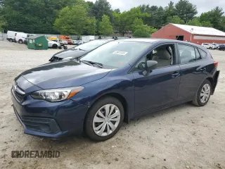 2020 Subaru Impreza with VIN 4S3GTAB60L3723072, listed as a Copart auction lot 58801595 with 28,685 mi miles and Salvage title. Bid and sale history available at DreamBid. Image 1.