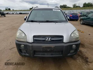 2005 Hyundai Tucson GLS with VIN KM8JN72D05U139992, listed as a Copart auction lot 70786014 with 108,827 mi miles and Salvage Title. Bid and sale history available at carsss.com. Image 5.