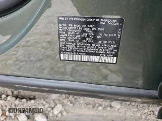 2024 Volkswagen Atlas Peak Edition SE with VIN 1V2CR2CA4RC575859, listed as a Copart auction lot 76310634 with 1,228 mi miles and Salvage title. Bid and sale history available at DreamBid. Image 15.