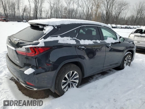 2021 Lexus RX with VIN 2T2AZMDA6MC289848, listed as a Copart auction lot 43322595 with 13,657 mi miles and Salvage Title. Bid and sale history available at carsss.com. Image 3.