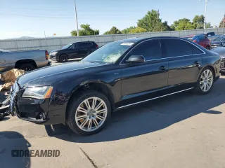2013 Audi A8 L 6.3L with VIN WAUR4AFD1DN020503, listed as a Copart auction lot 69654204 with 189,999 mi miles and Salvage Title. Bid and sale history available at carsss.com. Image 1.