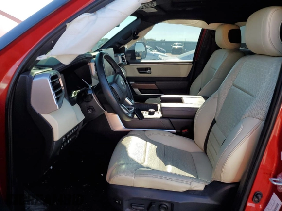 2022 Toyota Tundra 2WD 1794 Edition with VIN 5TFMA5AB6NX003642, listed as a Copart auction lot 73561744 with 49,596 mi miles and Salvage Title. Bid and sale history available at carsss.com. Image 7.