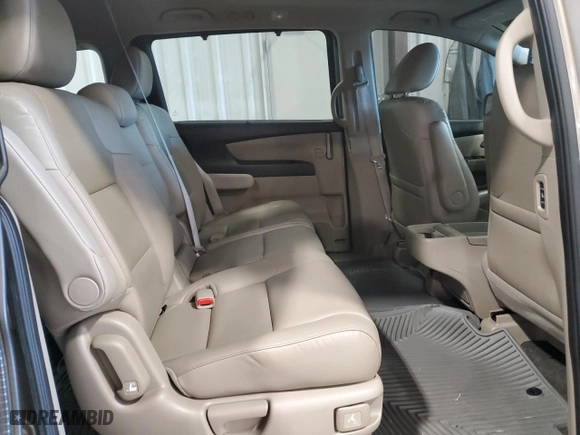 2013 Honda Odyssey EX-L with VIN 5FNRL5H68DB074276, listed as a Copart auction lot 50323735 with 154,620 mi miles and Salvage Title. Bid and sale history available at carsss.com. Image 10.