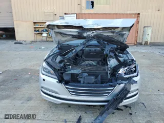 2017 Genesis G80 3.8L with VIN KMHGN4JE5HU199418, listed as a Copart auction lot 88864925 with 126,904 mi miles and Salvage Title. Bid and sale history available at carsss.com. Image 5.