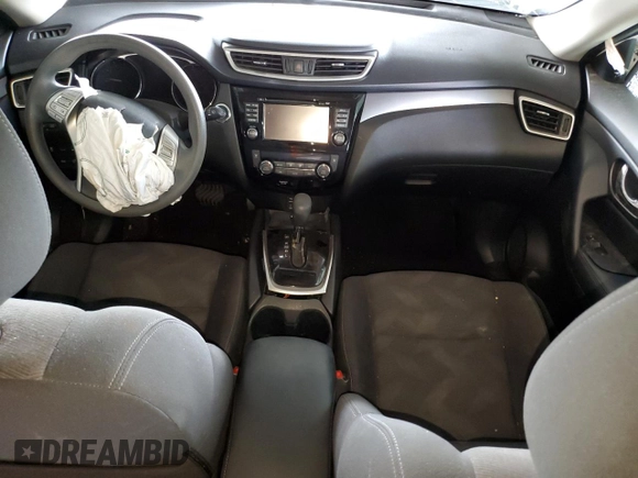 2016 Nissan Rogue SV with VIN KNMAT2MT9GP715596, listed as a Copart auction lot 50808625 with 0 mi miles and Salvage Title. Bid and sale history available at carsss.com. Image 8.