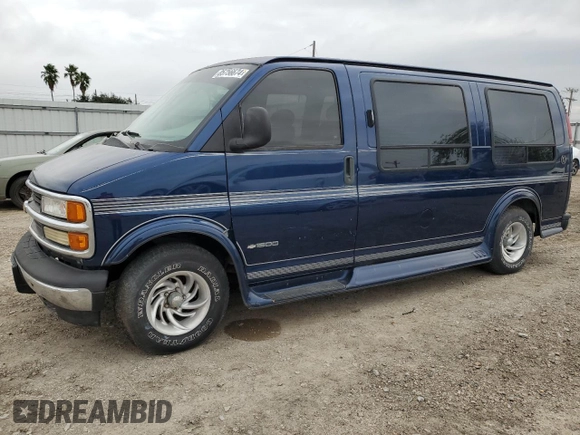 2000 Chevrolet Express Cargo Van w/YF7 with VIN 1GBFG15R0Y1102380, listed as a Copart auction lot 85756674 with 0 mi miles and Clean Title. Bid and sale history available at carsss.com. Image 1.
