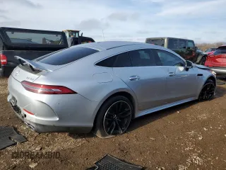 2021 Mercedes-Benz AMG GT 43 with VIN W1K7X5KBXMA038637, listed as a Copart auction lot 85388964 with 11,655 mi miles and Salvage title. Bid and sale history available at DreamBid. Image 3.