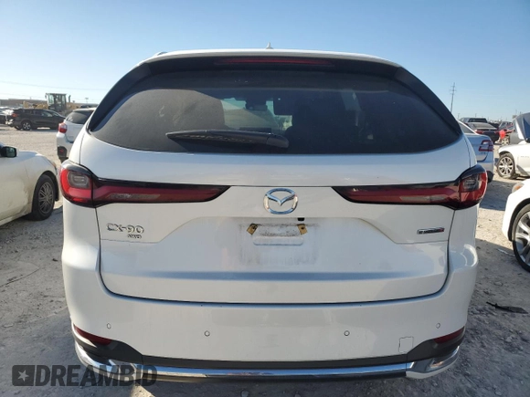 2024 Mazda CX-90 S z VIN JM3KK1HC2R1138757, wystawiony jako Copart lot #85883314 z przebiegiem 20 143 mil mil oraz Szkoda całkowita • Salvage title. Historia ofert i sprzedaży dostępna na DreamBid. Obrazek 6.
